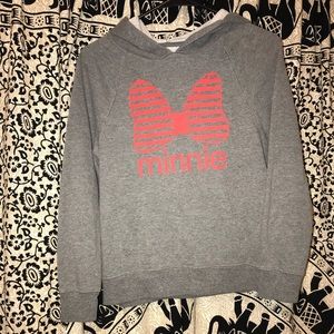 Kids grey and red Disney sweater.